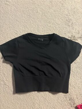 Aerie Offline Black workout top